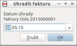 Uhradit fakturu